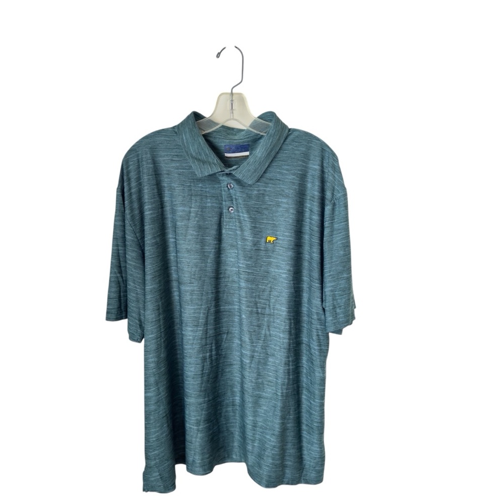 Jack Nicklaus Men Golf‎ Green Polo Stay Dri Shirt XXL